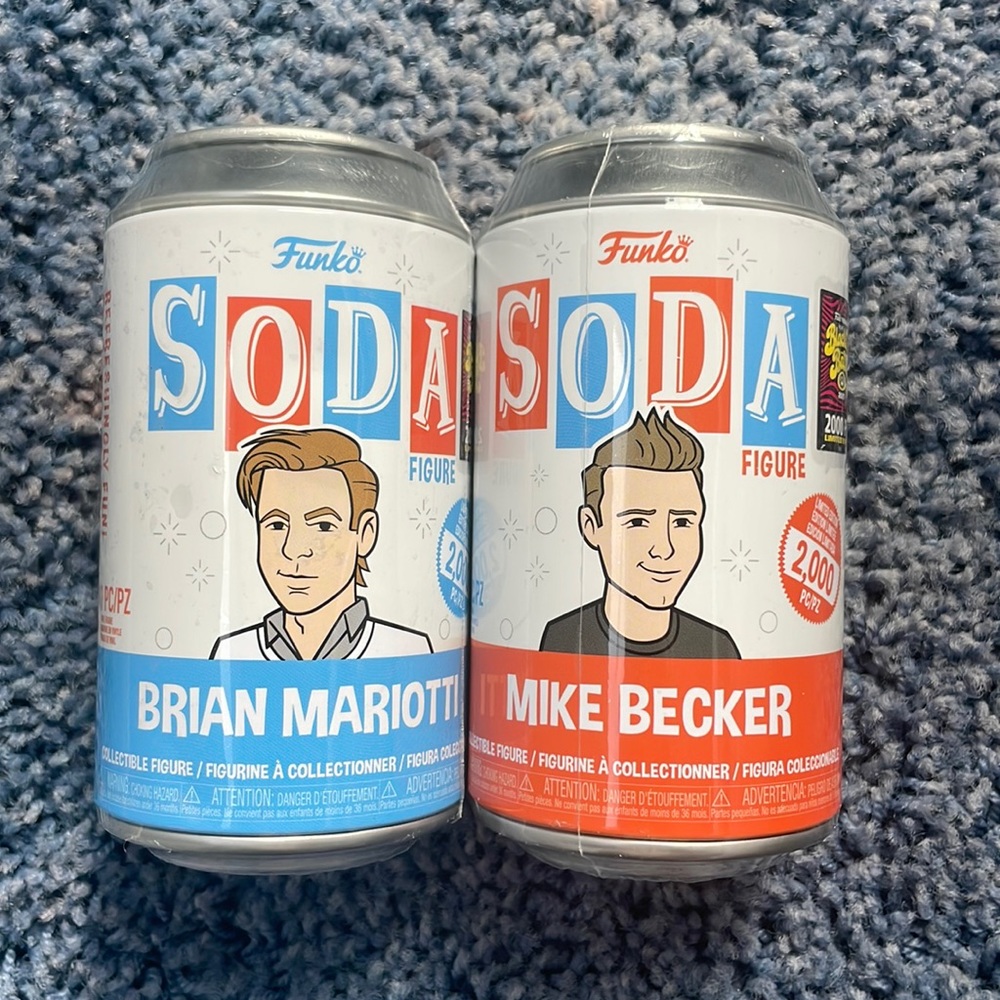 Funko Fundays Soda Exclusives Brian and Mike